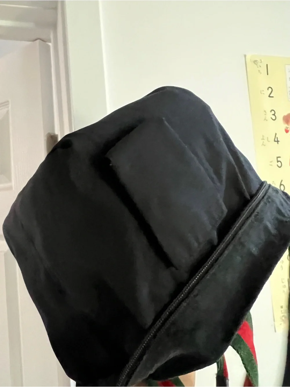 Gucci Black GG Canvas Tote with Green and Red Web Straps